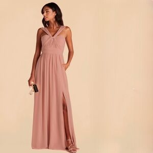 Birdy Grey Grace Dress Chiffon Dusty Rose